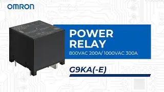 OMRON Power Relay 800VAC 200A/ 1000VAC 300A | Switching Capability with Ultra Low Contact Resistance