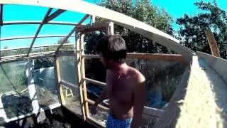 Теплица из оконных рам, часть2
