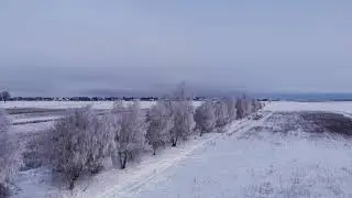 Flug über ein Winterwunderland Teil 1