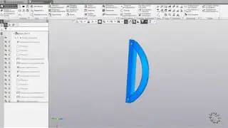 Дверная ручка холодильника Компас 3D