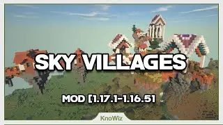 Ce Mod ajoute des Sublimes Villages Célestes dans Minecraft - Sky Villages Mod | Forge & Fabric 1.17