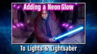 Glowing Lights & Lightsaber using Photoshop.