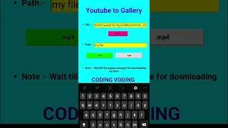 youtube to mp3 | mp4 with python #programming #shorts