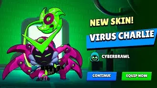 VIRUS 8-BIT TAKES OVER! Cyber Brawl Charlie Skin Guide ✨