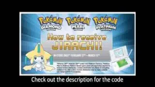 Action Replay Code: Gamestop Jirachi - Pt/HG/SS