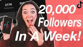 How I Grew My Small Business Tik Tok by 20,000 in One Week, My Strategy for Tik Tok