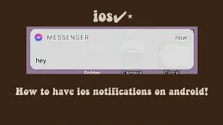 How to get iOS notification bar on Android || Tutorial 