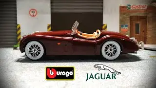 Масштабная модель автомобиля Jaguar XK 120 1/24