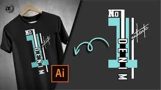 T-SHIRT Design / Typography Design / Illustrator Tutorial.#illustrator #shirts #fashion #clothing