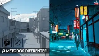 Render con fondo blanco en V-RAY para SKETCHUP