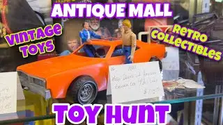 Toy Hunting For Vintage Toys And Retro Action Figures In Antique Mall !!!