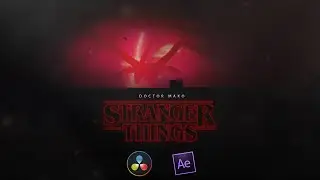 Recreating the look of the UPSIDE DOWN || STRANGER THINGS || (After Effects and Davinci Resolve)