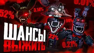 ШАНСЫ НА ВЫЖИВАНИЕ В КАЖДОМ ФНАФЕ