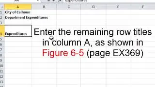 Microsoft Excel: How to Enter a Title, Subtitle and Row Titles