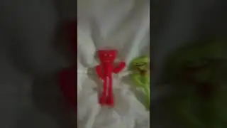 Red Huggy wuggy and Green Huggy wuggy