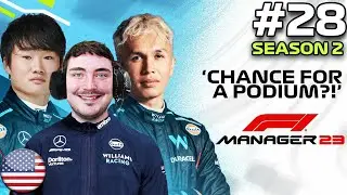 F1 MANAGER 23 | CHANCE FOR A PODIUM?! | Williams CAREER MODE #28 | F1 Manager 2023 