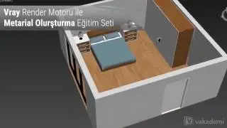 Vray Render Motoru ile Material Oluşturma Online Eğitimi - Tanıtım Videosu