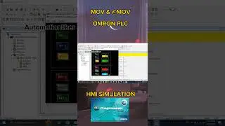 MOV & @MOV Instruction omron PLC Short 