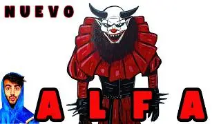 Como DIBUJAR al Nuevo ALFA PAYASO de la DEEP WEB (Fede Vigevani)