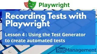 Recording Tests with Playwright's Test Generator