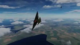 4 Viggen in training.