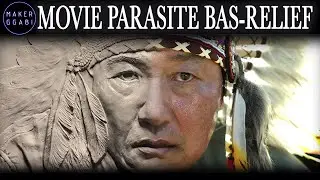 How to sculpt a Bas Relief (Kang-ho Song from Movie PARASITE)/ 영화 기생충 송강호 부조 만들기