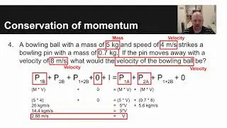 Momentum and collisions test review