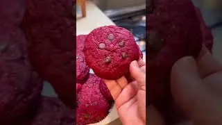 Red Velvet Cookies 🍪 Simply Irresistible!! #kraftedkitchen #cookies #shorts