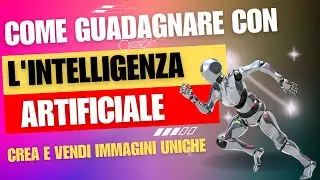 Come Guadagnare con l'Intelligenza Artificiale | Crea e Vendi Immagini Uniche