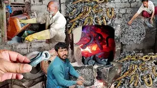 Process of Making U Hook for Tractor Link Adjust Chain | How U Bolt are Manufactured