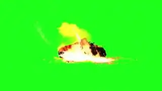 Green Screen Car Explosion