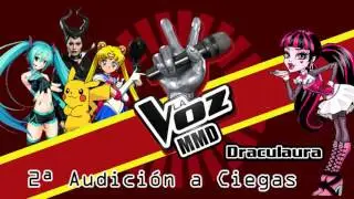 Draculaura - Call Me Maybe (The Voice MMD) Blind Auditions