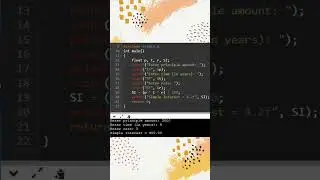 C program to calculate simple interest // C programming // C tutorials