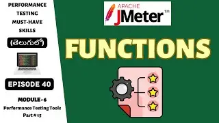 Ep 40 | PT Tools | JMeter Functions