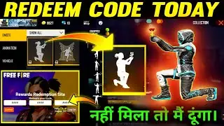 🤩Redeem code flower emote in free fire | today 2021 | fa gamer