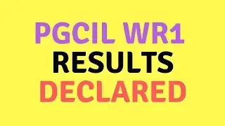 PGCIL WR1 Results Declared | What are cut off marks?