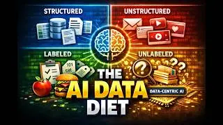 Data for AI: Labeled vs. Unlabeled, Structured vs. Unstructured Data