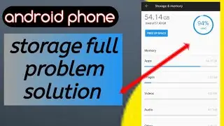 android phone storage full problem solve⚠️ |storage full problem 