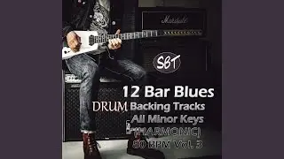 12 Bar Blues Drum Backing Track in Db Minor (Harmonic) 80 BPM, Vol. 3
