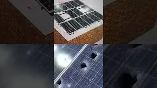 Broken Solar panel | Whole solar rooftop system damaged 😭