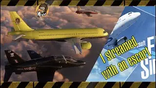 [MSFS STREAM]  Airbus FBY A320 Oslo to Luton Airport... oowee ooo..