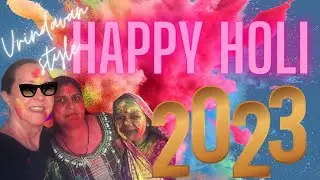 The Start of Holi in Vrindavan, India 2023! Holy Parikrama! WOW!