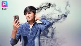 Picsart Smoke Effect | Picsart Editing Tutorial | Picsart Photo editing