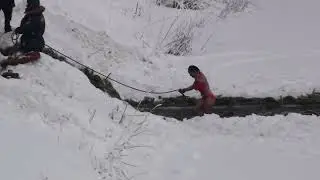 КРЕЩЕНИЕ КУПАНИЕ В ПРОРУБИ РОВЕНЬКИ 2022Г