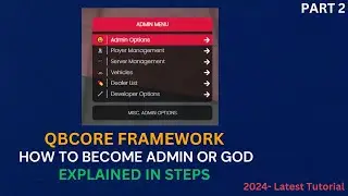How to configure QBCore Server Admin Permissions | Walk Through | Setup | 2023 Updated