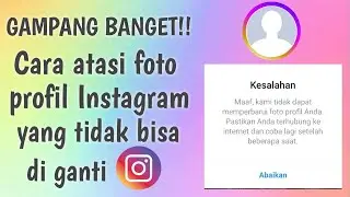 Tips Mengatasi Foto Profil Instagram Yang Tidak Bisa di Ganti || MONLIS TIPS
