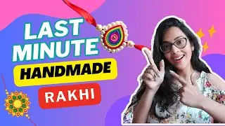 How to make Rakhi in 2 Minutes 😱| Handmade Rakhi for Competition | How to Make Rakhi at Home  #rakhi