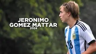 Jerónimo Gómez Mattar - The Future of Argentina 🇦🇷