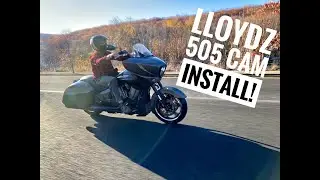Lloydz 505 cam install on 2015 Victory Cross Country