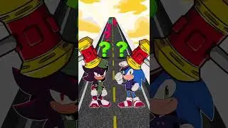 New Kiss or Slap Run: Sonic vs. Shadow Day 1 Challenge! 